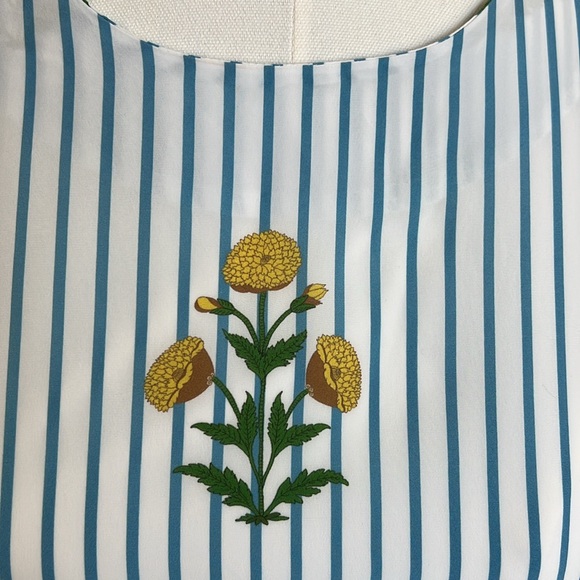 RHODE Wanda Dress Size XL Striped Floral Print Shopbop Exclusive Spring Summer - Picture 12 of 16